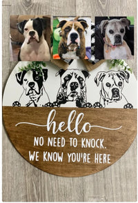 CUSTOM PET PORTRAIT SIGN