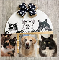 CUSTOM PET PORTRAIT SIGN