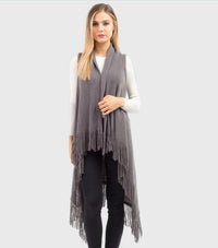 FRINGE KNIT VEST