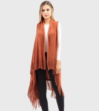 FRINGE KNIT VEST