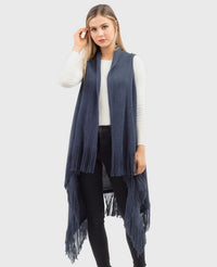 FRINGE KNIT VEST