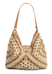 WOVEN SHOULDER BAG