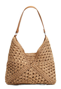 WOVEN SHOULDER BAG