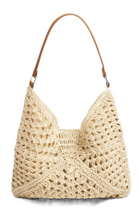 WOVEN SHOULDER BAG